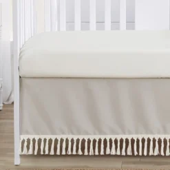 Sweet Jojo Designs Boy Or Girl Gender Neutral Unisex Baby Crib Bedding Set - Boho Fringe Taupe Linen Collection 4pc 9 Sweet Jojo Designs Boy Or Girl Gender Neutral Unisex Baby Crib Bedding Set - Boho Fringe Taupe Linen Collection 4pc -Sweets Jojo Shop GUEST dae8ccbc cea0 4ced bae9 43e16ffa4121