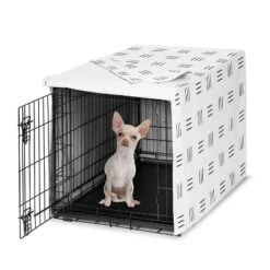Sweet Jojo Designs Dog Crate Kennel Cover 24in. Boho Hatch White And Black -Sweets Jojo Shop GUEST db8819d1 da97 4dd7 a83a cfd8d0310f96