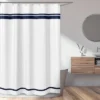Sweet Jojo Designs Shower Curtain 72in.x72in. Hotel White And Navy Blue -Sweets Jojo Shop GUEST dd25ed59 6dc1 4bf2 ac75 8192b4e99cb4