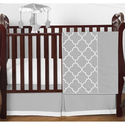 Sweet Jojo Designs Gray & White Trellis Musical Mobile - Gray 3 Sweet Jojo Designs Gray & White Trellis Musical Mobile - Gray