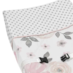 Sweet Jojo Designs Changing Pad Cover - Watercolor Floral - Pink/Gray -Sweets Jojo Shop GUEST dfc3e127 8a45 4c39 8b96 be6da33047ca