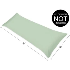Sweet Jojo Designs Body Pillow Cover (Pillow Not Included) 54in.x20in. Solid Green -Sweets Jojo Shop GUEST dfc4d136 4a82 4004 80ce a7efcb7cb80b