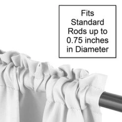 Sweet Jojo Designs Window Valance Treatment 54in. Skylar Gray And White