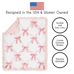 Sweet Jojo Designs Girl Baby Crib Bedding Set - Ballerina And Ballet Bows Pink And White 4pc -Sweets Jojo Shop GUEST e28f4ec4 5d79 48df a4ee 2a4619650471