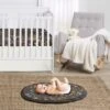 Sweet Jojo Designs Girl Baby Tummy Time Playmat Boho Floral Wildflower Black Orange And Blue -Sweets Jojo Shop GUEST e7ab8154 a1d5 41d0 b5ef 4730386ca578
