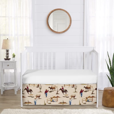 Sweet Jojo Designs Boy Baby Crib Bed Skirt Wild West Cowboy Multicolor 3 Sweet Jojo Designs Boy Baby Crib Bed Skirt Wild West Cowboy Multicolor