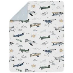 Sweet Jojo Designs Boy Toddler Bedding Set Airplane Green And Blue 5pc -Sweets Jojo Shop GUEST ec9eac58 ae0f 414a 968b 752a7fe2a194