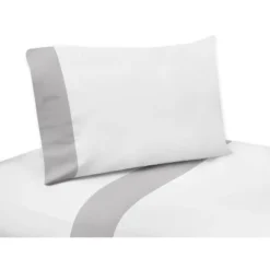 Sweet Jojo Designs Gender Neutral Unisex Toddler Bedding Set Watercolor Elephants Grey Green And Blue 5pc -Sweets Jojo Shop GUEST ecc84254 d4f8 4596 a6d9 aab4d1bed624