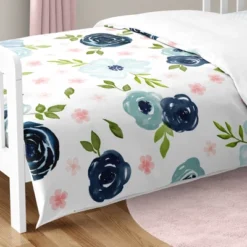 Sweet Jojo Designs Girl Toddler Bedding Set Watercolor Floral Blue Pink And White 5pc 12 Sweet Jojo Designs Girl Toddler Bedding Set Watercolor Floral Blue Pink And White 5pc -Sweets Jojo Shop GUEST eead3b1e 1639 4e38 b330 75aebe4542e9