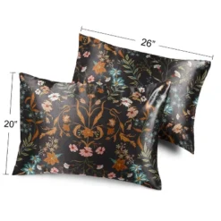 Sweet Jojo Designs Decorative Satin Pillowcases Boho Floral Wildflower Black And Orange 2pc 9 Sweet Jojo Designs Decorative Satin Pillowcases Boho Floral Wildflower Black And Orange 2pc -Sweets Jojo Shop GUEST f406b53b 8bc2 4469 b3c5 e9b2b16136c2