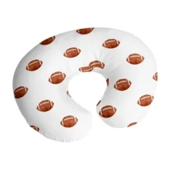 Sweet Jojo Designs Boy Support Nursing Pillow Cover (Pillow Not Included) Watercolor Sports Theme Brown And White -Sweets Jojo Shop GUEST f4328a79 9864 4411 b1f6 249e6e500339