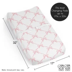 Sweet Jojo Designs Girl Changing Pad Sheet Ballerina And Ballet Bows Pink And White -Sweets Jojo Shop GUEST f5c1b186 32b9 4cc6 845a 93bdaab67716
