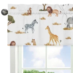 Sweet Jojo Designs Window Valance Treatment 54in. Jungle Multicolor -Sweets Jojo Shop GUEST f8207294 b0d9 4499 928b 105b62fadd39
