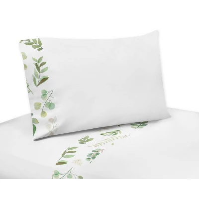 Toddler Botanical Leaf Bedding Set - Sweet Jojo Designs 5 Toddler Botanical Leaf Bedding Set - Sweet Jojo Designs - Image 3